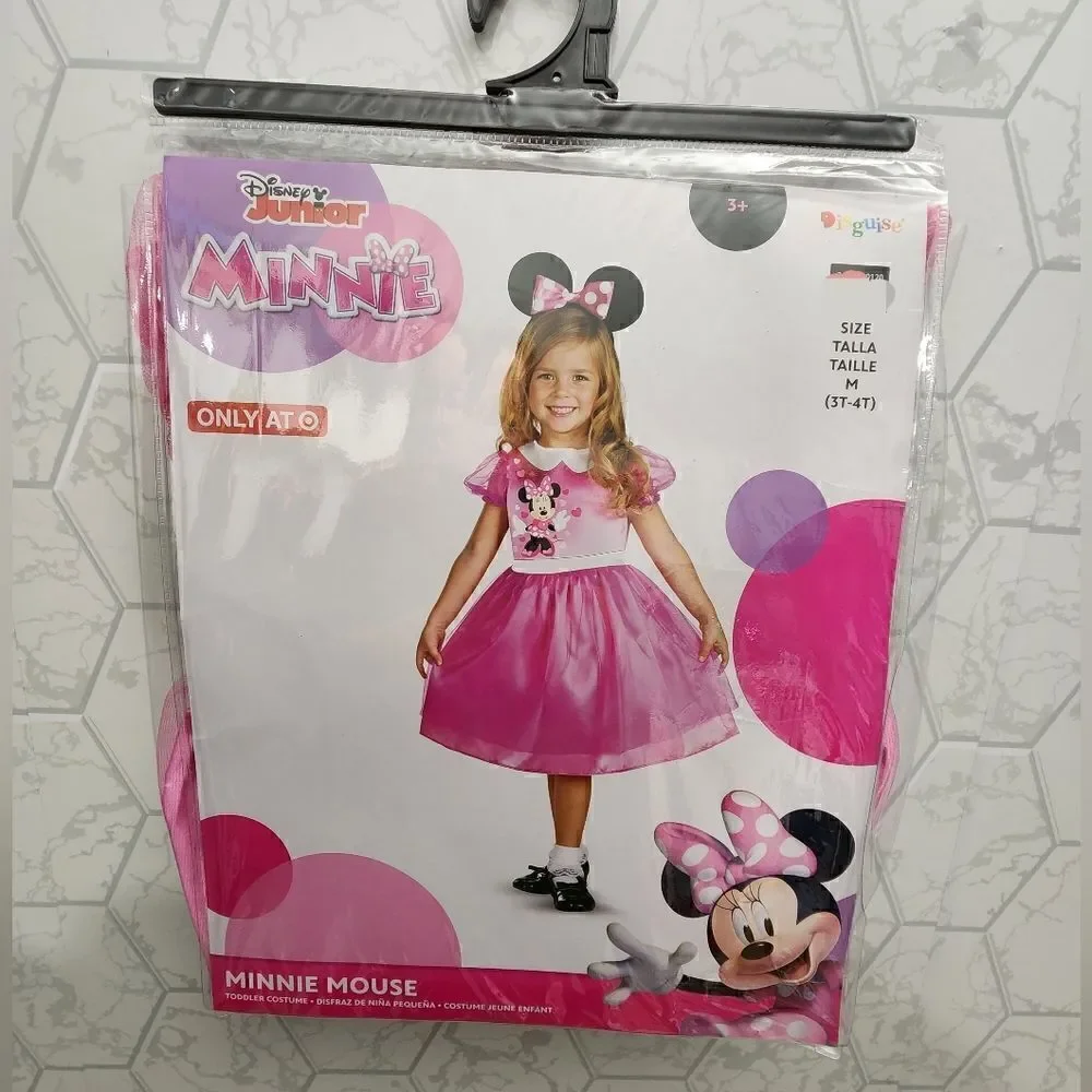 Disney Minnie Mouse Halloween Costume,  Size 3-4T